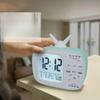 Creative Retro TV Alarm Clock Electronic Clock At The Bedside of The Student Dormitory Voice Broadcast Electronic Gifts