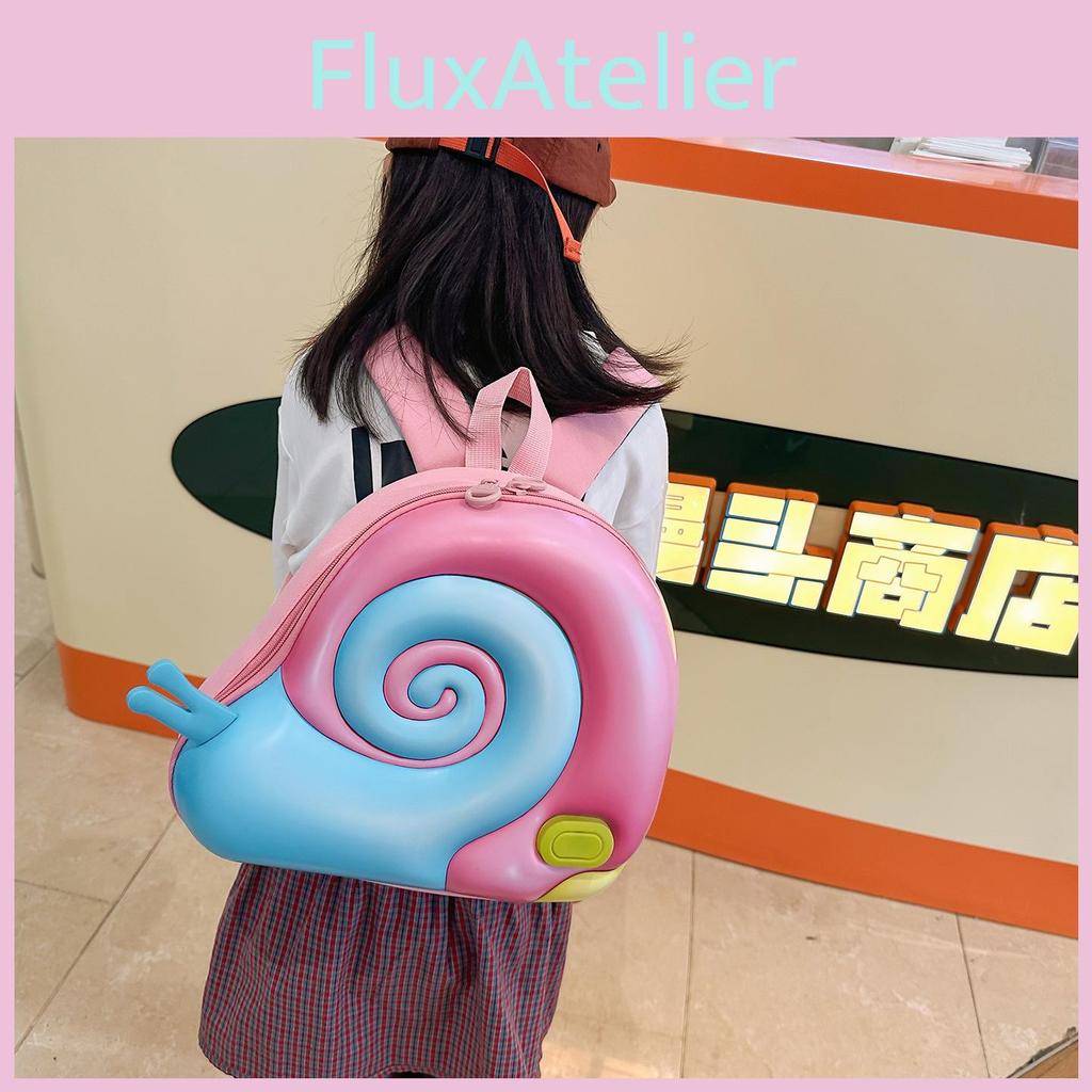 Snail Kids Shape Backpack With Waterproof Canvas And Led Flashing Light Gift