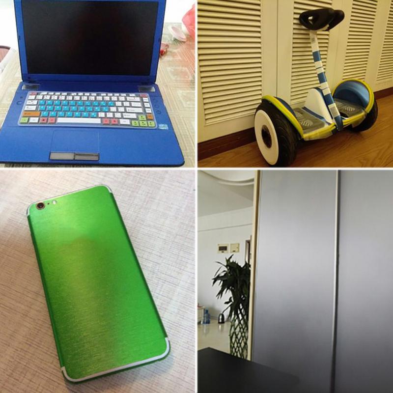 10/30x100cm Kartáč na auto Vinylová fólie Auto fólie Matná kartáčovaná Auto Motocykl Nákladní automobil Počítač Ochranné Dekorativní Samolepky Příslušenství