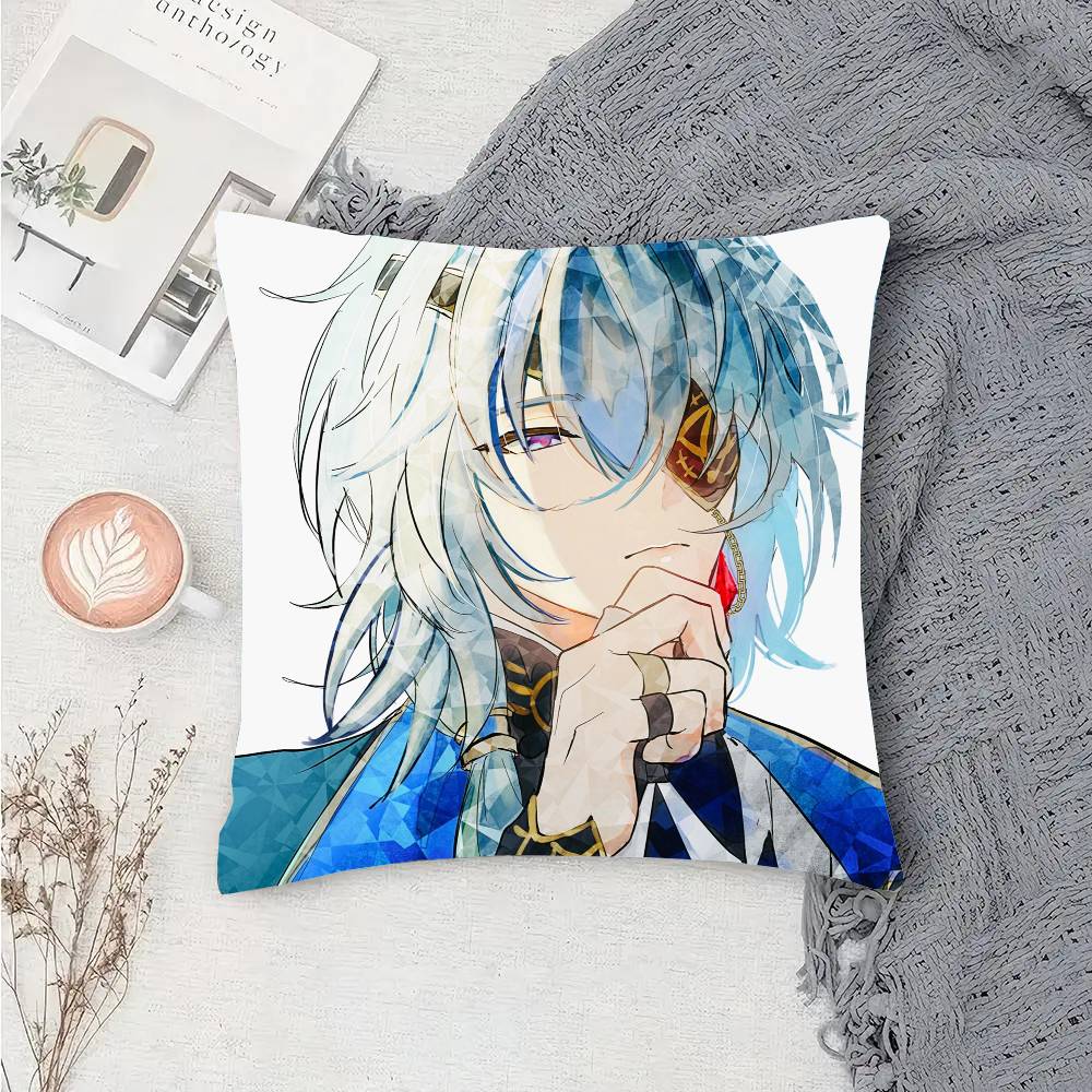Anaxa Animated Game Honkai Star Rail Pillow Case Fashion Square Pillowcase Bedroom Sofa Room Ins Decoration Leisure
