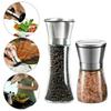 Premium Salt- och Pepparkvarnset 304 Rostfritt Stål Glas