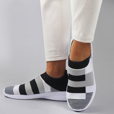 Dámské Tenisky Vulkanizované Boty Ponožky Tenisky Ženy Letní Slip On Ploché Boty Ženy Mokasíny Ležérní Ponožky Boty