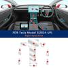 For Tesla Model 3 Highland 2024 2025 TPU Gearbox Panel Navigation Automotive Interior Screen Protective Cover Film Anti-Scratch