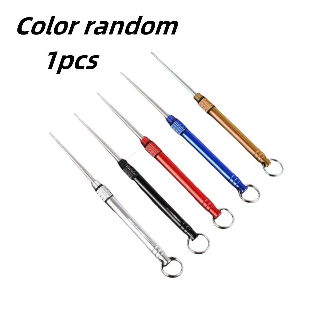 

Креативная зубочистка из нержавеющей стали, подвеска-брелок, инструмент для чистки зубов, артефакт, гаджеты для кемпинга на открытом воздухе, знак для фруктов, снаряжение для выживания