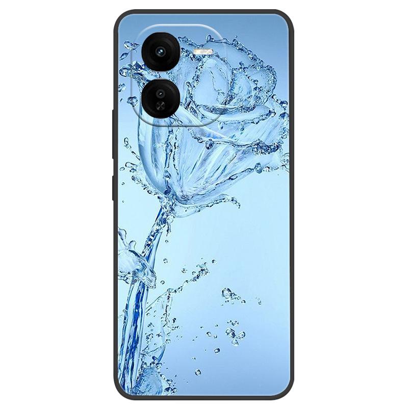 For Vivo IQOO Z9x Case Silicone Luxury Space Soft Bumper for Vivo IQOO Z9 Turbo Phone Cover TPU Funda For IQOOZ9 Turbo Fashion