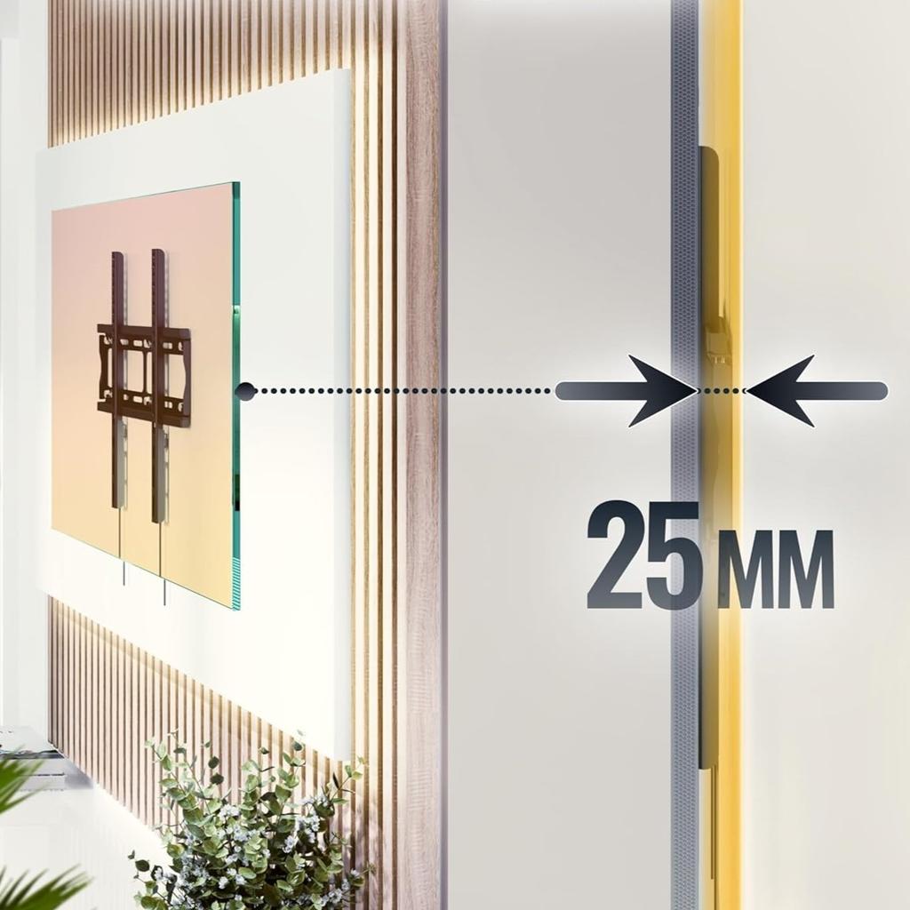 Wall Mount for TV 37-70 Inches 50kg Vesa 600x400 LogiLink Fixed Strong