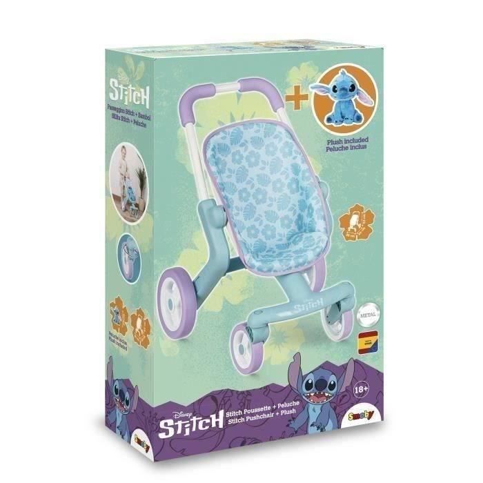 SMOBY - Stitch Poussette + Peluche - dès 18 mois