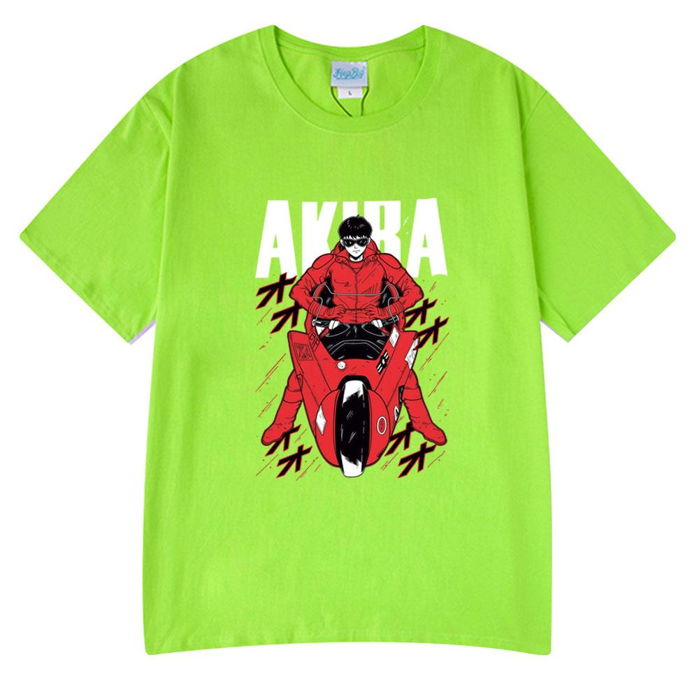 Anime Akira Vintage Washed T Shirts 90S Unisexga Shotaro Kaneda Graphic T-shirt Unisex Women Cotton Tee Tops Summer Oversized T-shirts