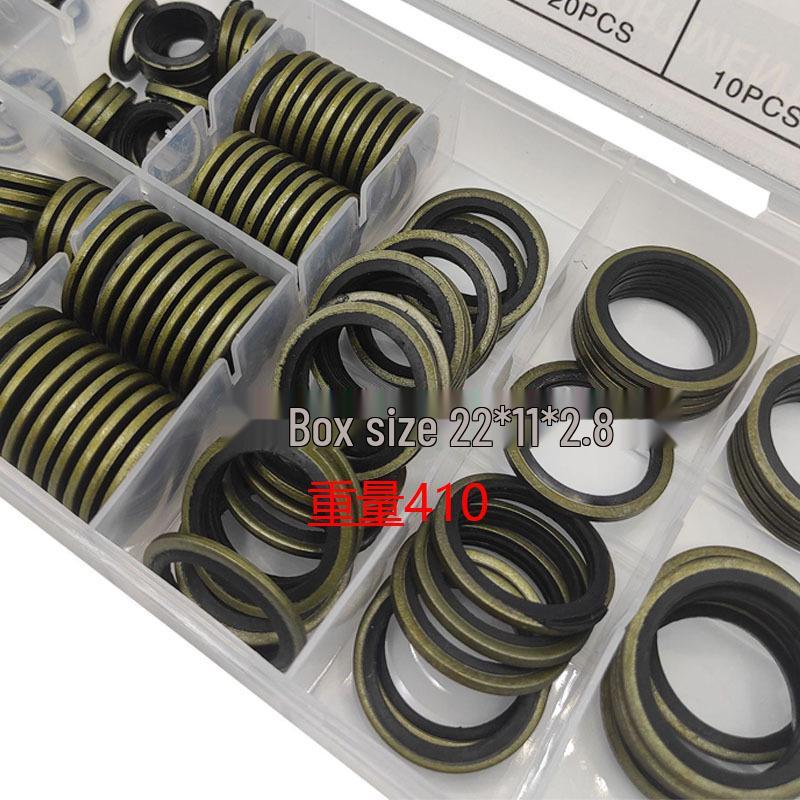 Cross-Border 150-Piece High-Pressure Oil Gasket Repair Kit (Rubber, Seals, Washers 6-24)