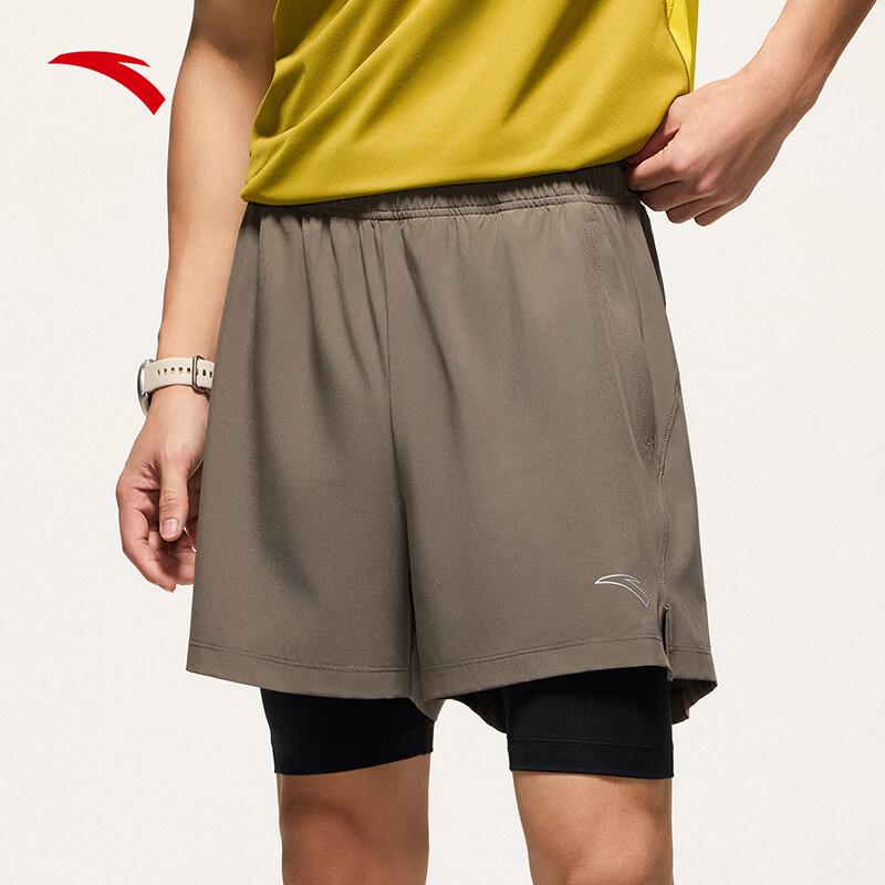 Anta Men s Quick-Dry 2-in-1 Running Shorts 180/XL