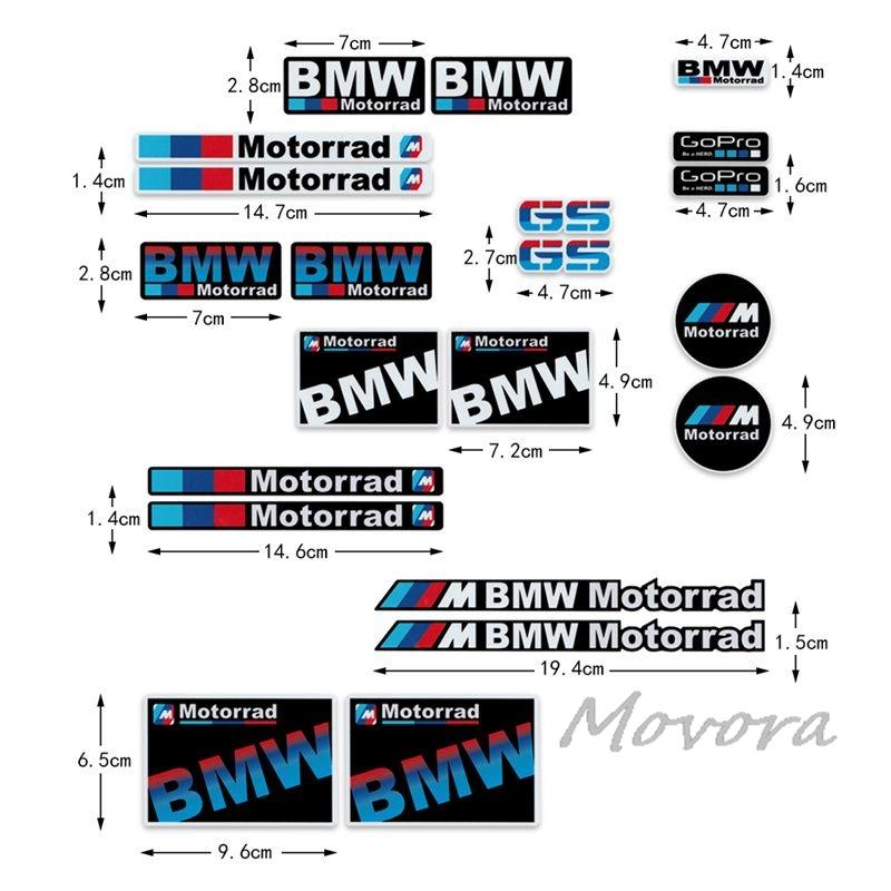 New Reflective Car Motorcycle Sticker Decals Tank Stickers For Bmw M 50TH Power Performance E28 E30 E34 E36 E46 E60 E90 F84 DE9