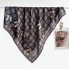 Chinese Style Peony Velvet Square Scarf 91 Women's Spring and Autumn Silk Scarf Shawl Two-color Different-faced Scarf Mother Gift