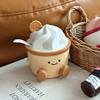 Single Pack Cute Cake Shaped Ceramic Seasoning Jar, High-Value Seasoning and Spice Tool, Salt and Pepper Shaker, Table Decorations,Single 235ml/7.95oz