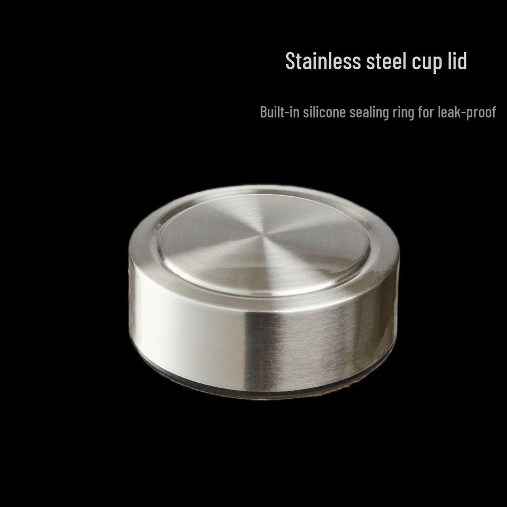 Portable Double-Layer Glass Cup - Insulated, High-Capacity Tea & Water Cup for Men and Women