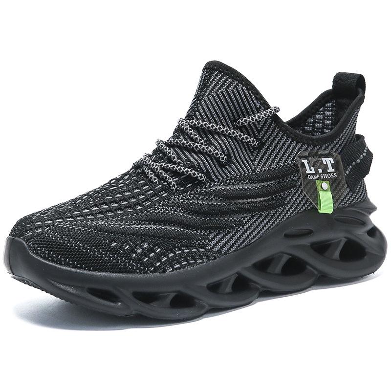 Spring-Summer Men's Plus Size Shock-Absorbing Running Shoes - Super Light and Casual