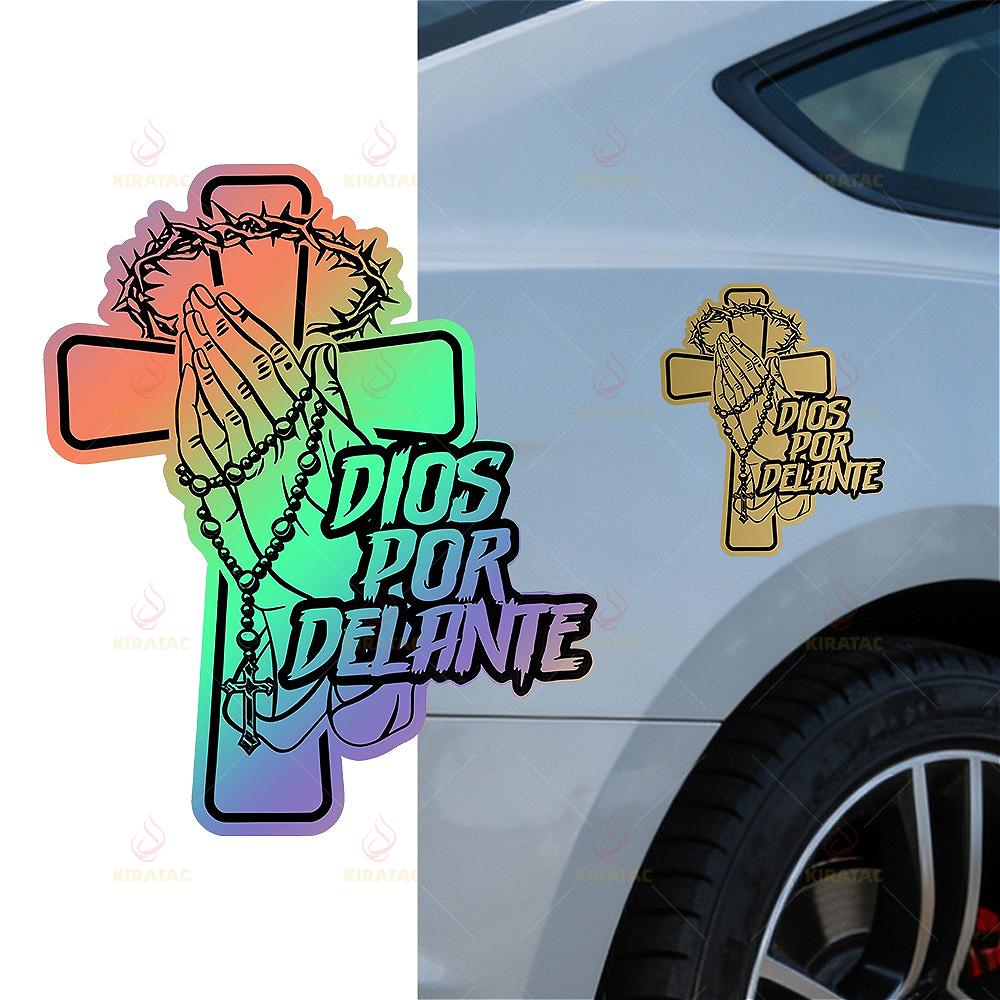 1pc God Light My Way Car Sticker Waterproof for Car Windows Trunk Door Motomike Fairing Fuel Tank Scooter Universal Vinyl Decals