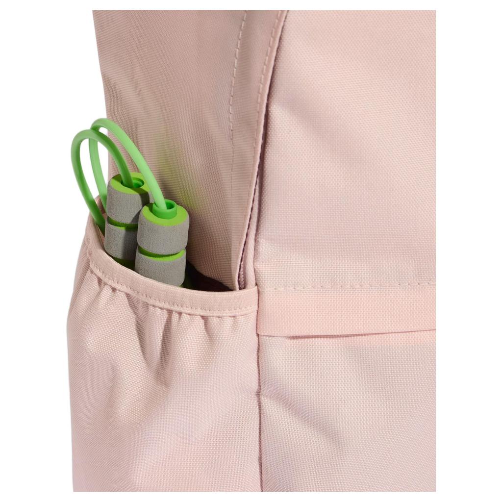 adidas Originals Trefoil 18.72L Micro Logo Print Detachable Pencil Case Backpack Women Backpack Sand-Pink KE0104