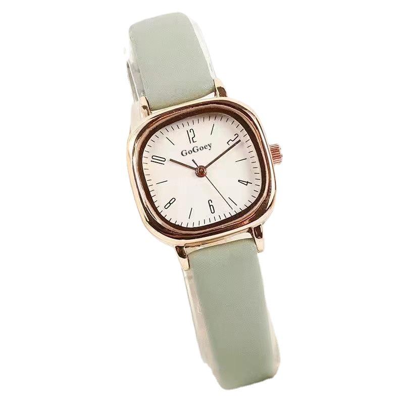 Modern Vintage Women's Waterproof Watch - Elegant Small Dial for Students