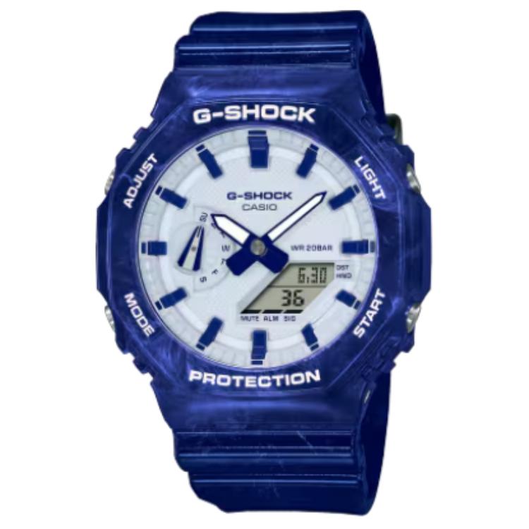 

CASIO Men Liquid Crystal/Analog Dual Display Series White Watch GA2100BWP-2A GA2100BWP-2A White Dial