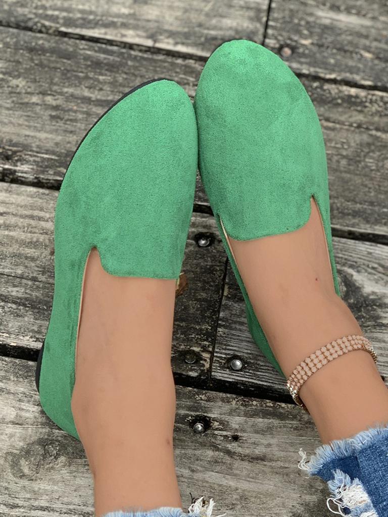 Duży rozmiar płytkich pojedynczych butów damskich lato 2025 nowe europejskie i amerykańskie płaskie dno jeden pedał buty Doudou rozmiar 43 życzenie