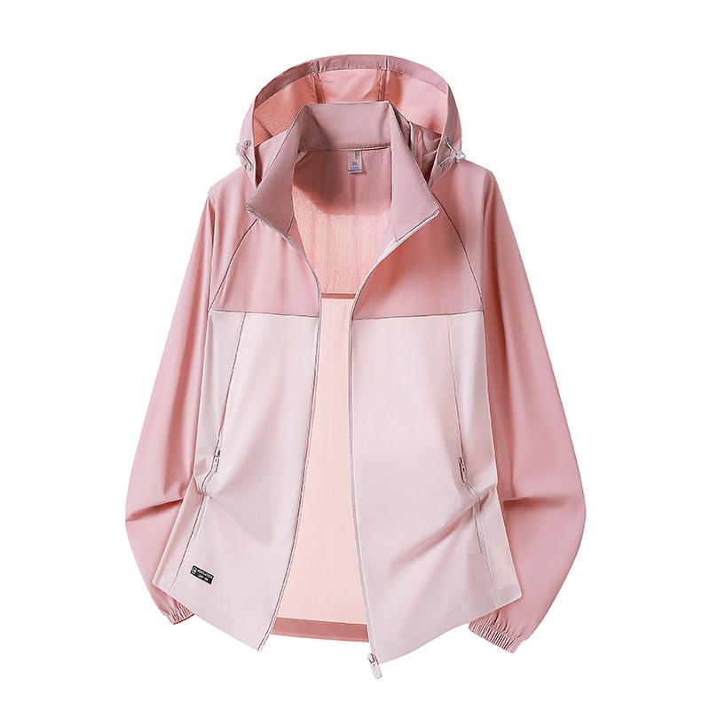 Ice silk sunscreen clothing for men and women, light and breathable in summer, ice-feeling outdoor UV-proof skin clothing jacket 1 formulated LOG