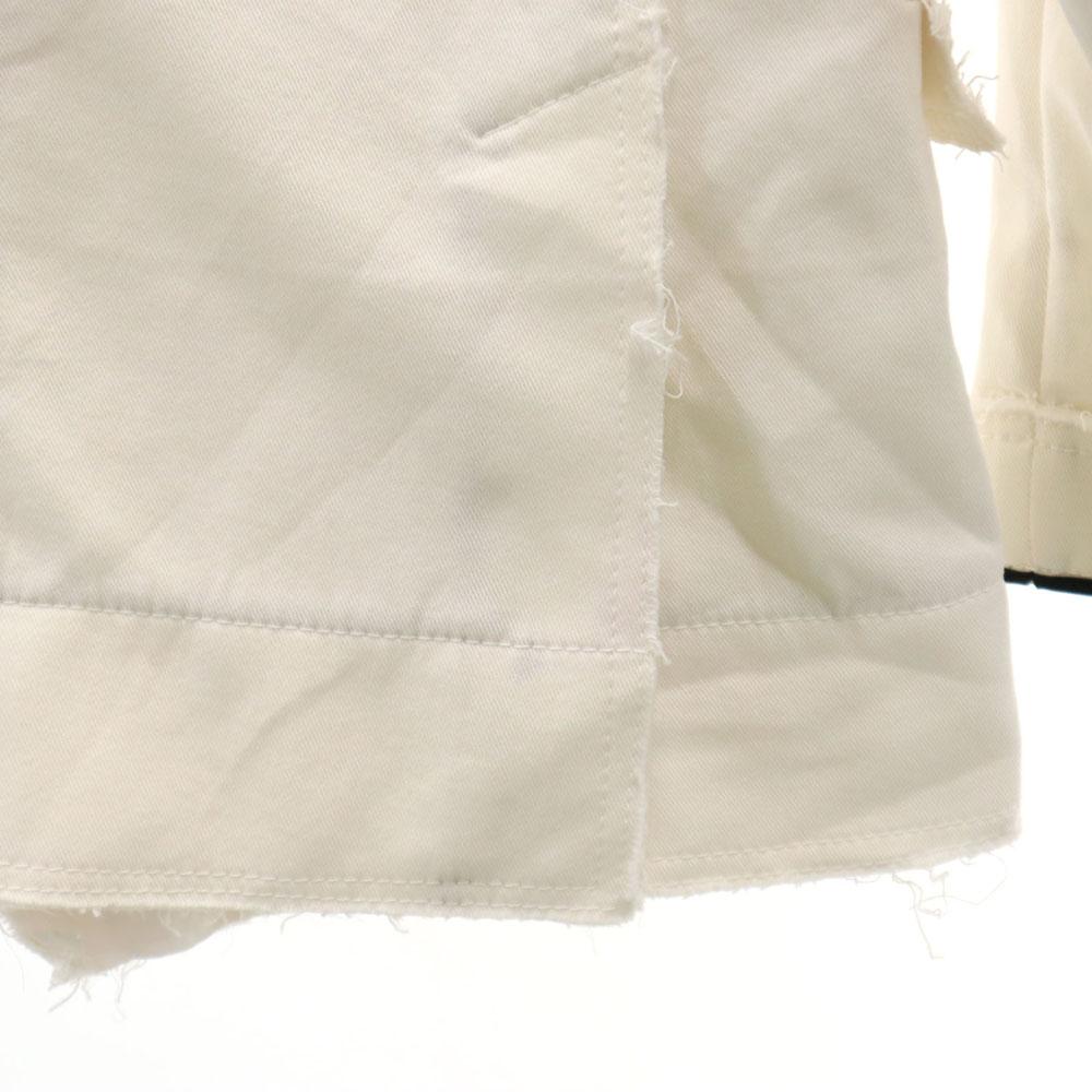 N°21 cut off pea coat 48 white Men's Used