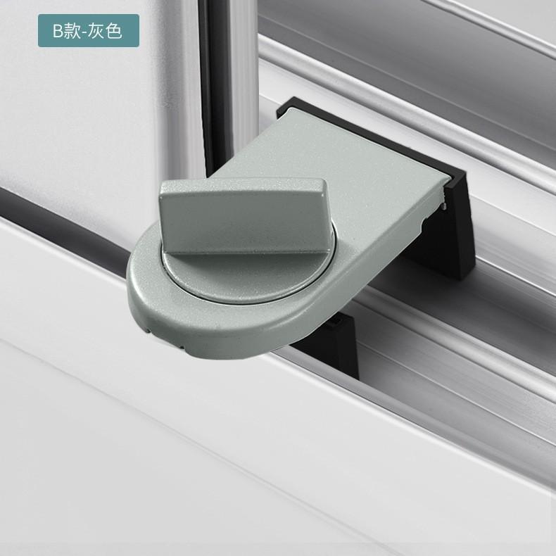 Window Latch Aluminum Alloy Screen Fixed Buckle, Living Room Sliding Door Safety Lock, Child Protection Sliding Door Limiter