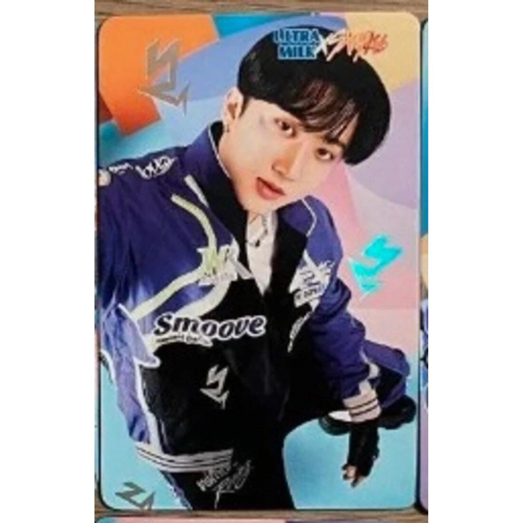 STRAY KIDS ULTRA MILK OFFICIAL Photo Card INDONESIA ROCK STAR STAR HOLOGRAM