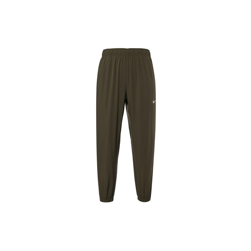 Nike Form Dri-FIT Solid Color Mid-Rise Quick-Dry Drawstring Knit Sports Pants Men Pants Dark-Olive-Green FB7498-222