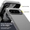 For Google Pixel 10 Pro XL Case Anti-Scratch TPU+Acrylic Clear Back Phone Cover