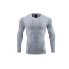 Men's Compression Long Sleeve T-Shirt, Quick-Dry Athletic Workout Top With Reflective Stripes