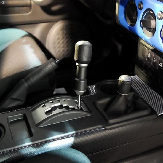 Carbon Fiber Interior Gear Shift Frame Cover Trim For Toyota FJ Cruiser 2007-14