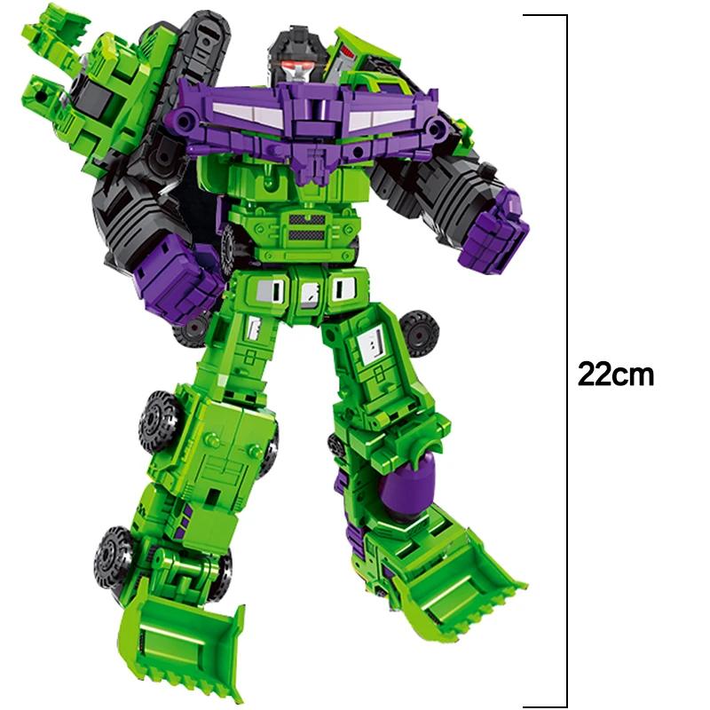 6 in 1 MINI Devastator Transformation Model MINI Devastator 22CM Action Figure Robot Plastic Toys BEST Gift Child Kid New