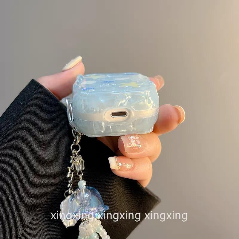 ins summer shell star small fish applies airpodspro1 protective case apple 1st generation 1 bluetooth headset case soft