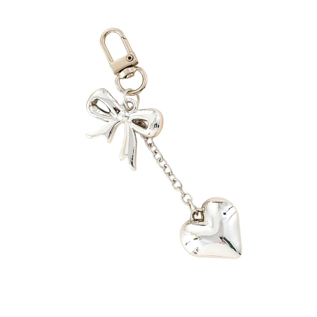 Pearl Bows Bag Charm Pendant Aesthetic Purse Charms Aesthetic Keychains Keyring for Women Backpack Purse Handbag Decors