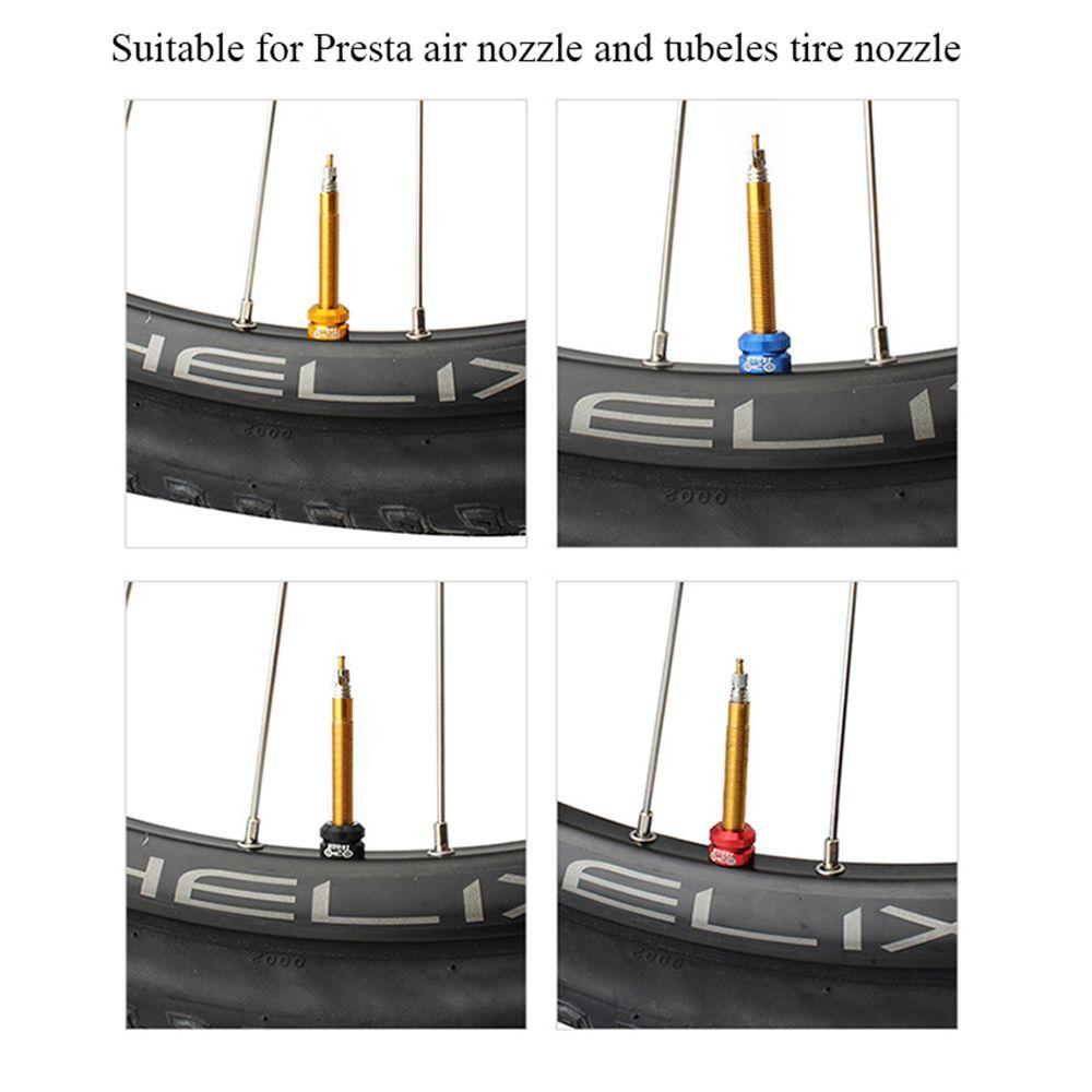 Bicycle Inner Tube Presta Replacement Law Mouth Nut Tire Nozzle Bike Lock Nut Wheel Tire Valves