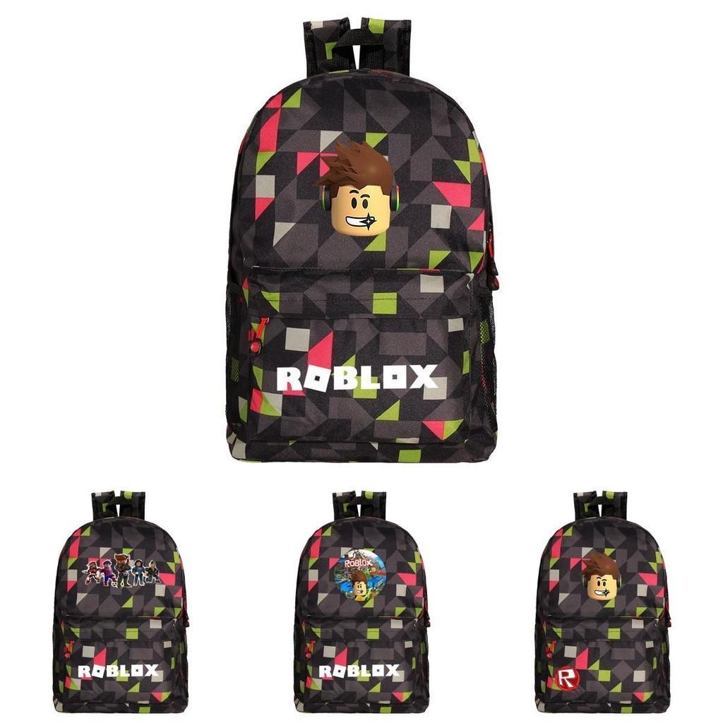 Stylish Roblox Plaid Backpack For Cool Students