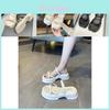 Trendy Summer Chunky Platform Slide Sandals For Women In Black And Beige Colors