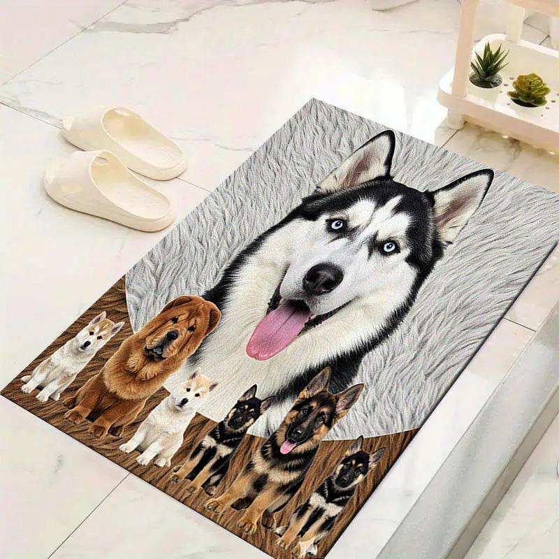 Labrador Dogs Carpet Rug for Living Room Bedroom Home Sofa Decoration,Kids Play Non-slip Floor Mat