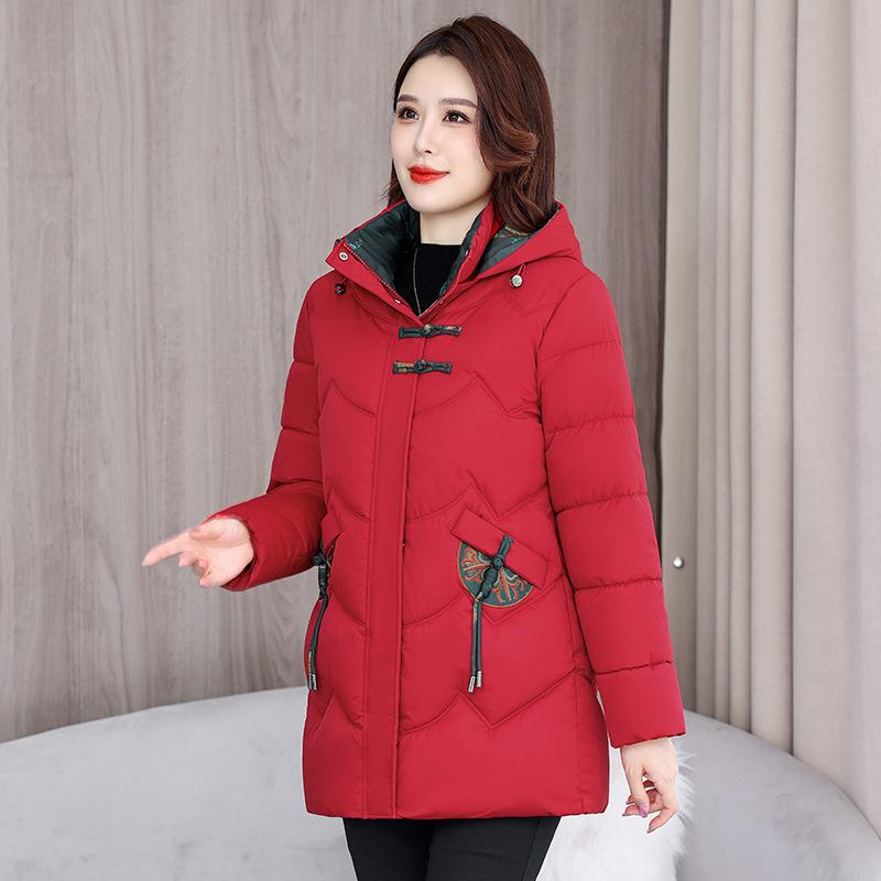 Cotton women's winter thickened jacket autumn and winter padded clothes 2025 new winter padded jacket