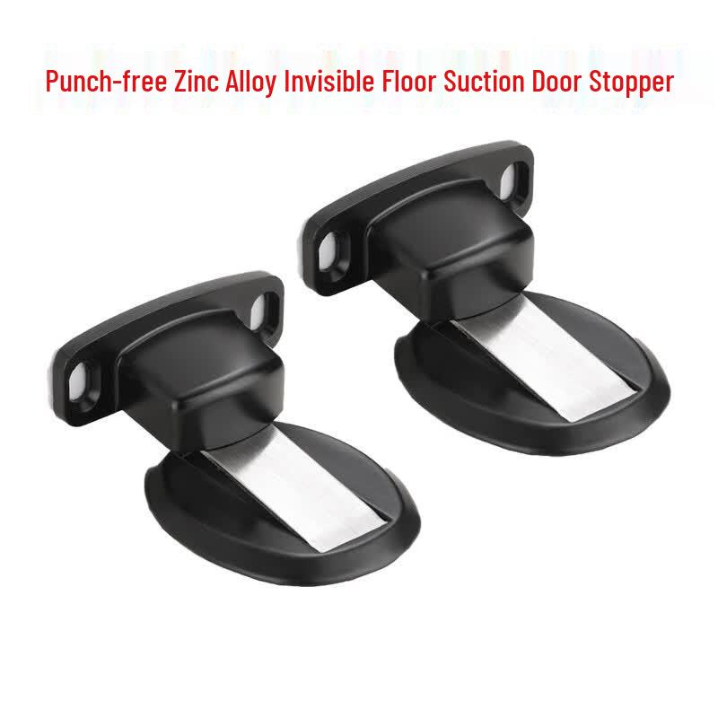 Punch-Free Invisible Zinc Alloy Door Stop