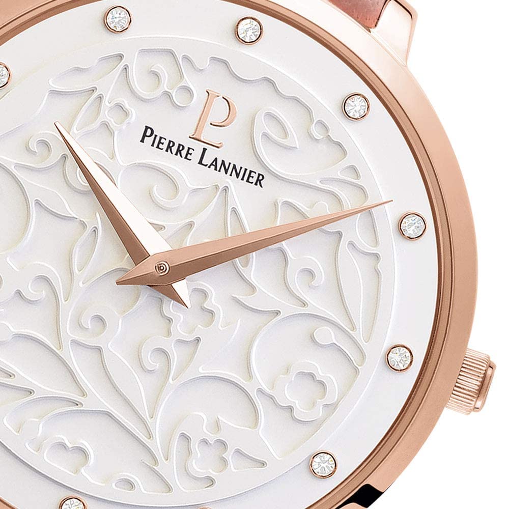 Pierre Lannier Eolia Collection Leather Strap Watch P039L905 Pink [Pierre Lannier] Women's [Official Import]