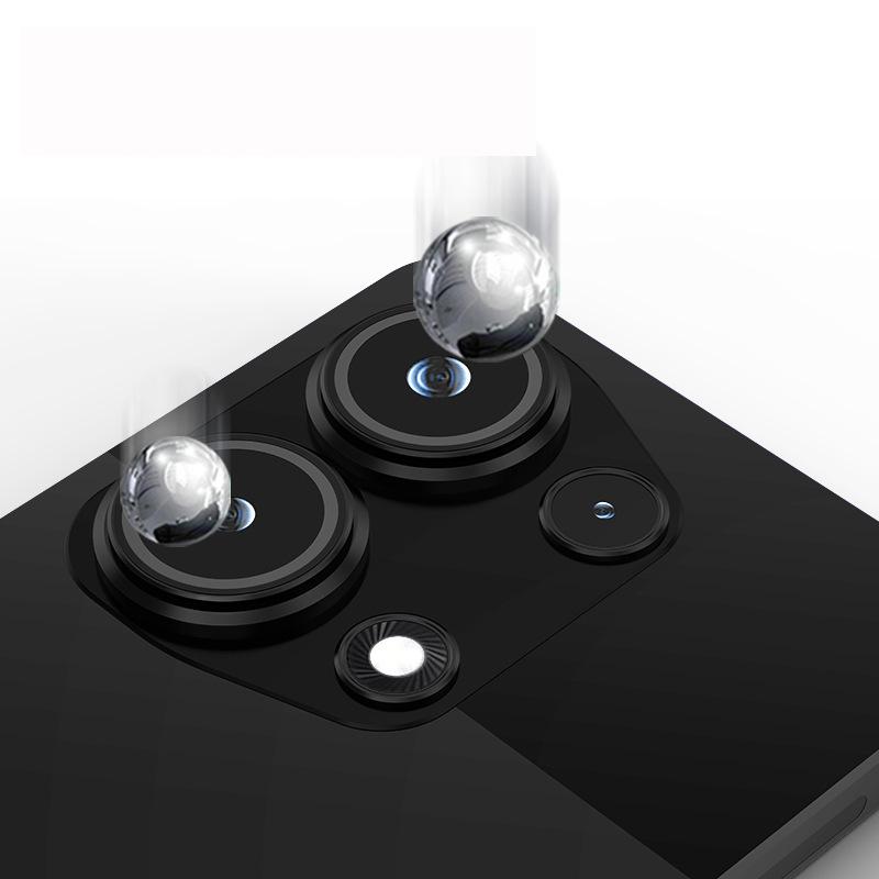For Xiaomi Poco M6 M4 Pro 4G Luxury Camera Circle Metal Lens Glass Anti-scrached Case Cover Protection Ring Guard Protector