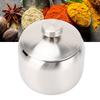 with Lid Condiment Pot Airtight Sugar Bowl Condiment Organizer Seasoning Jar  Restauran