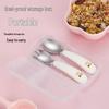 Children's 304 Stainless Steel Cutlery Set: 2-Piece Spoon & Fork for Baby Feeding