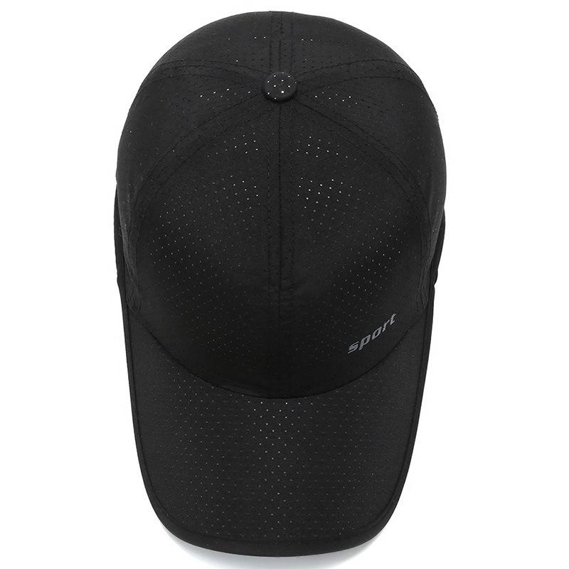 Hat Men's Summer Thin Quick Drying Cap Outdoor Sunscreen Travel Sun Hat Leisure Fishing Shade Baseball Cap Tide