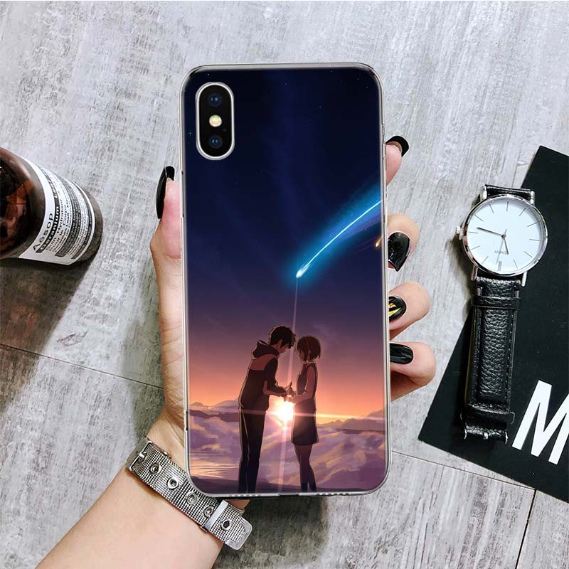 Kimi No Nawa Animation Anime Phone Case For iPhone 17 Air 16 15 Plus 11 14 Pro Max 13 Mini 12 7 8 + SE Pattern Art Customized Co