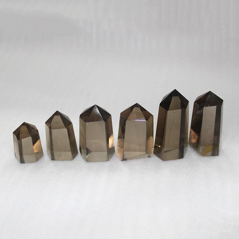 Natürlicher Rauchiger Citrin Quarz Obelisk Kristallstab Spitze Einzigartig Heilung Heimdeko Geschenk Mit Elegantem Design