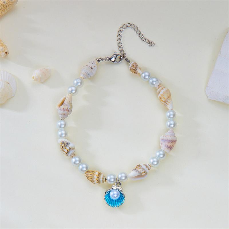 Starfish Bracelet For Women Trend Shell Beaded Bracelet Girls Summer Beach Jewelry Travel Gift