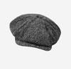 British Retro Big Size Wool Newsboy Caps Men Herringbone Flat Caps Women Man Painters Hat Soft Autumn Winter Hats Octagonal Cap
